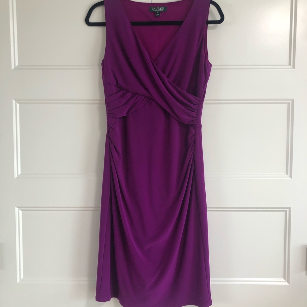 Ralph Lauren Purple Sleeveless Dress